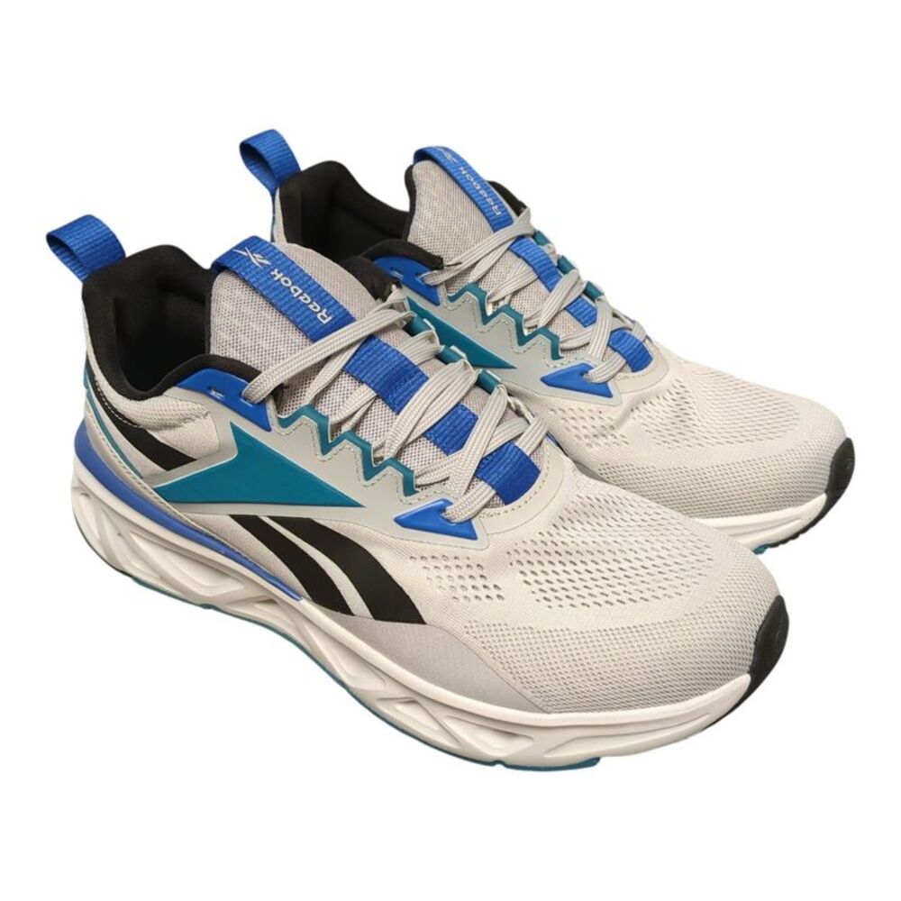 White - Reebok Men's Soleus Lightweight & Breathable Lash Up Mesh Upper Running
